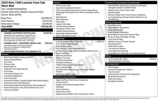 2025 RAM 1500 Laramie