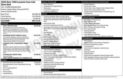2025 RAM 1500 Laramie