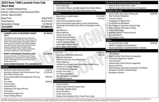 2023 RAM 1500 Laramie