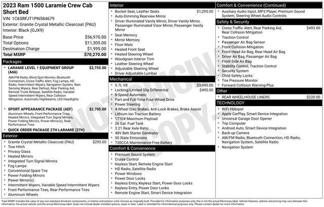 2023 RAM 1500 Laramie