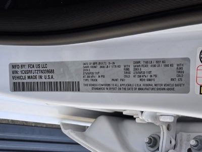 2026 RAM 1500 Laramie