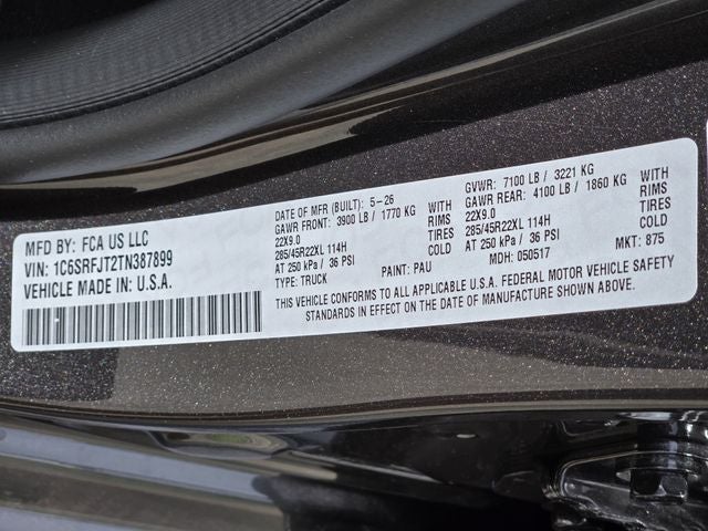 2026 RAM 1500 Laramie