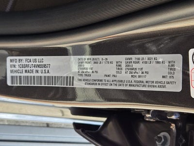 2027 RAM 1500 Laramie