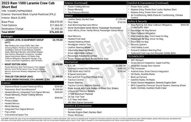 2023 RAM 1500 Laramie