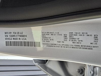 2026 RAM 1500 Laramie