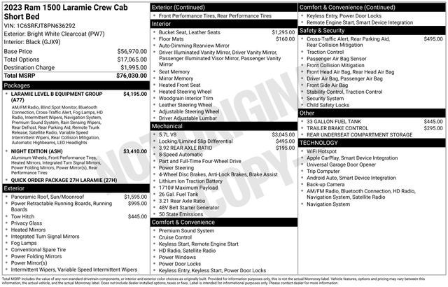 2023 RAM 1500 Laramie