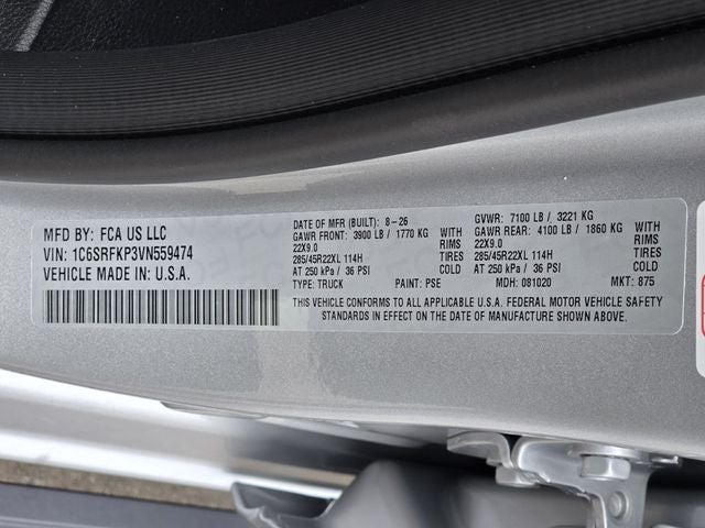 2027 RAM 1500 Tungsten