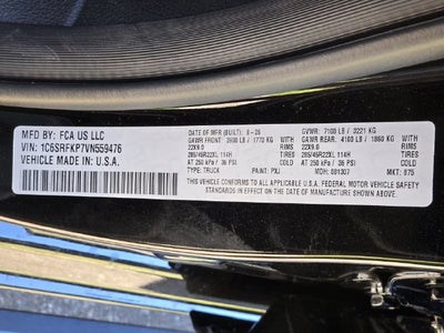 2027 RAM 1500 Tungsten