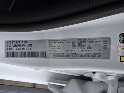 2026 RAM 1500 Tungsten