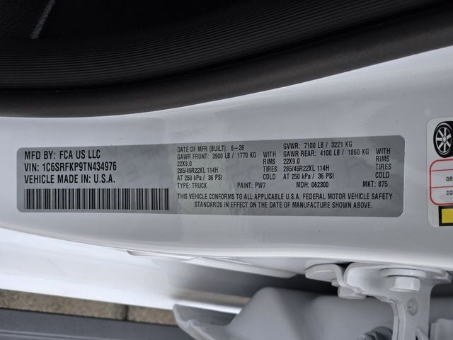 2026 RAM 1500 Tungsten