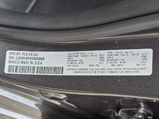 2027 RAM 1500 Tungsten