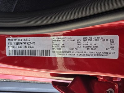 2027 RAM 1500 Tungsten