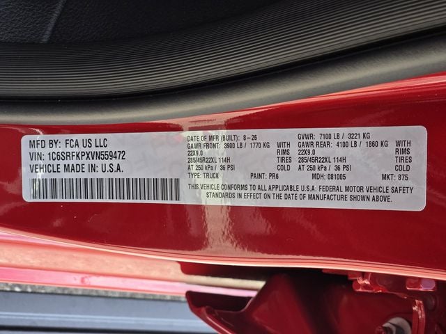 2027 RAM 1500 Tungsten