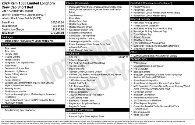 2024 RAM 1500 Limited