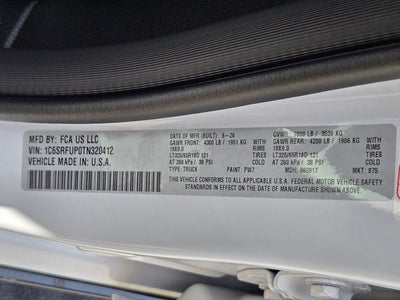 2026 RAM 1500 RHO