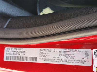 2026 RAM 1500 RHO