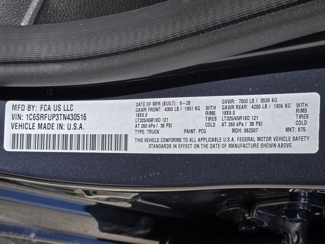2026 RAM 1500 RHO