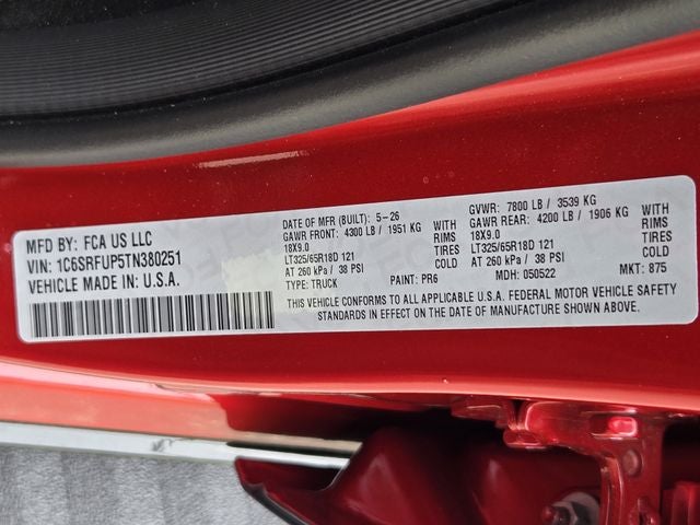 2026 RAM 1500 RHO