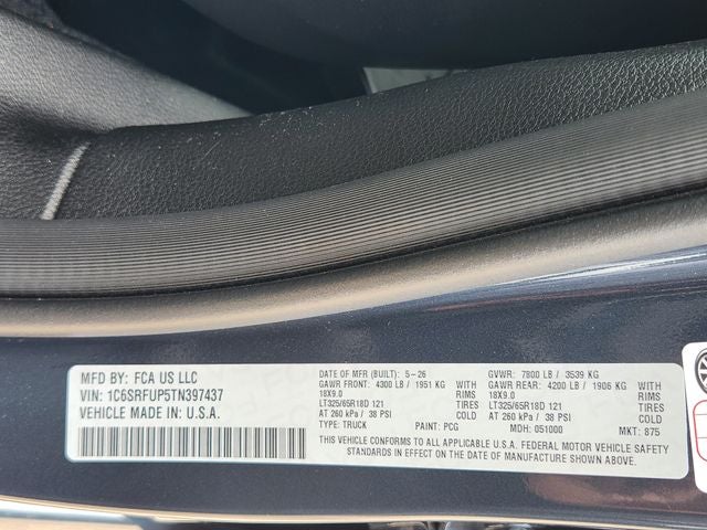 2026 RAM 1500 RHO