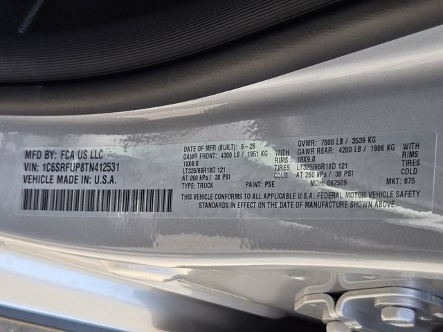 2026 RAM 1500 RHO