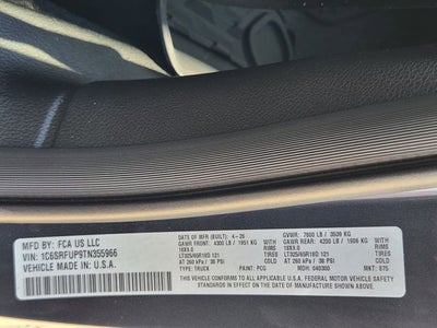 2026 RAM 1500 RHO
