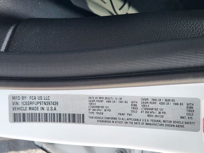 2026 RAM 1500 RHO