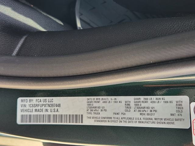 2026 RAM 1500 RHO
