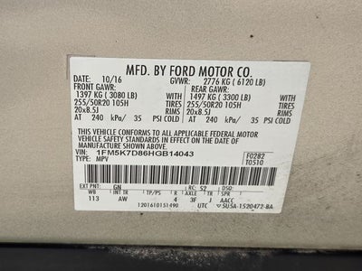 2017 Ford Explorer XLT