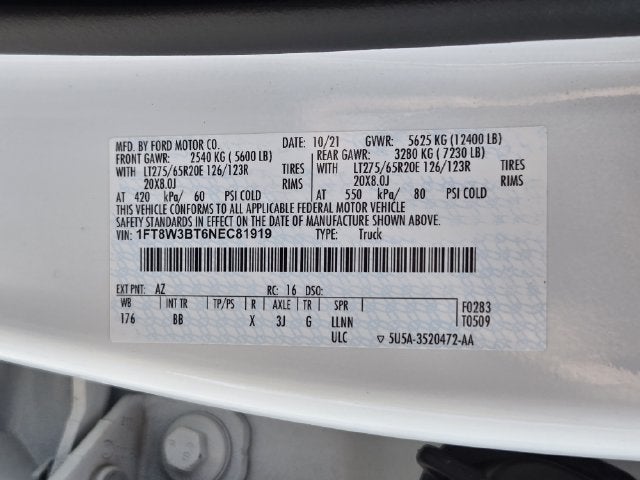 2022 Ford F-350SD Platinum