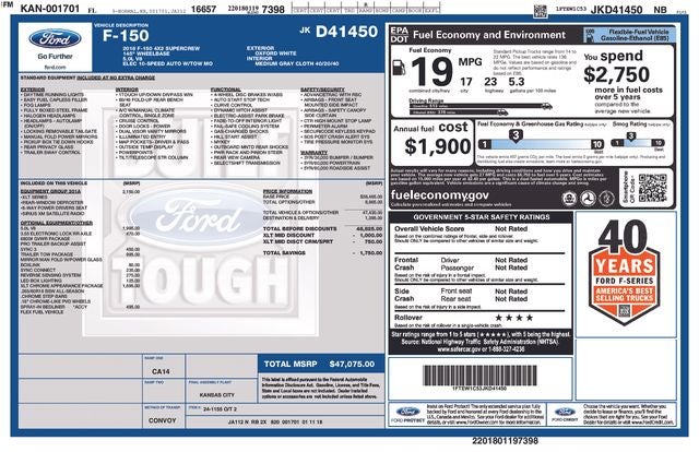 2018 Ford F-150 XLT