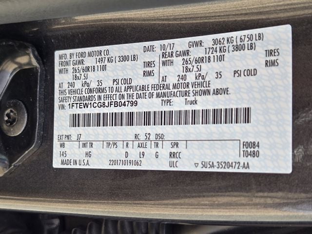 2018 Ford F-150 Lariat