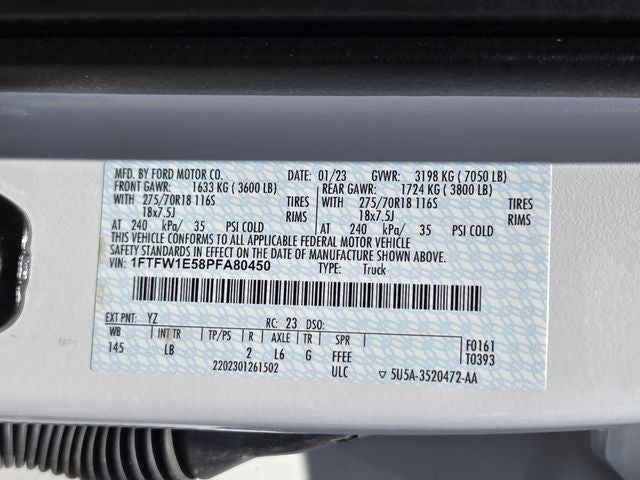 2023 Ford F-150 Tremor