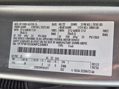 2022 Ford F-150 XL