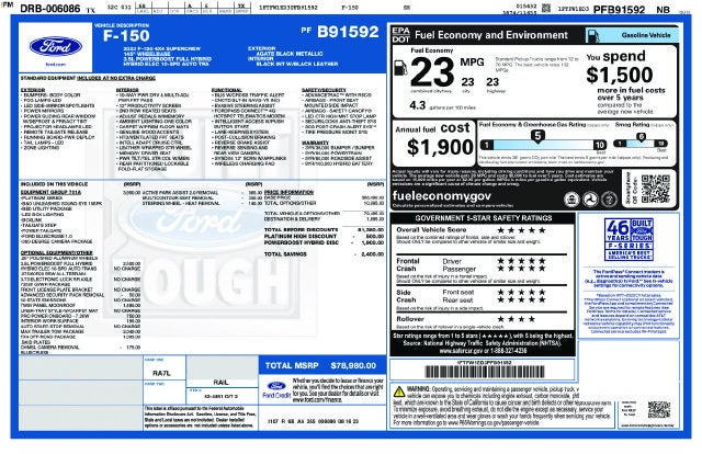 2023 Ford F-150 Platinum