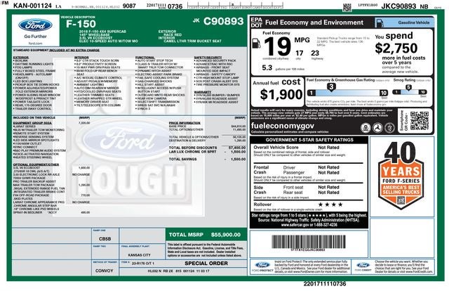 2018 Ford F-150 Lariat