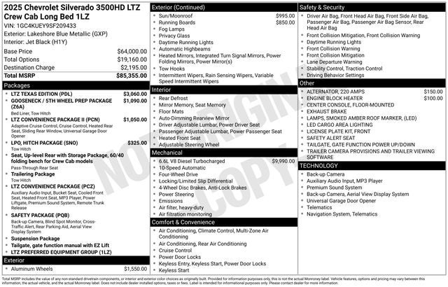 2025 Chevrolet Silverado 3500HD LTZ