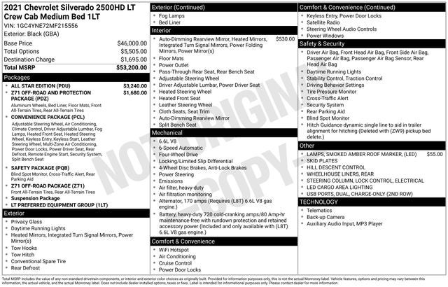 2021 Chevrolet Silverado 2500HD LT