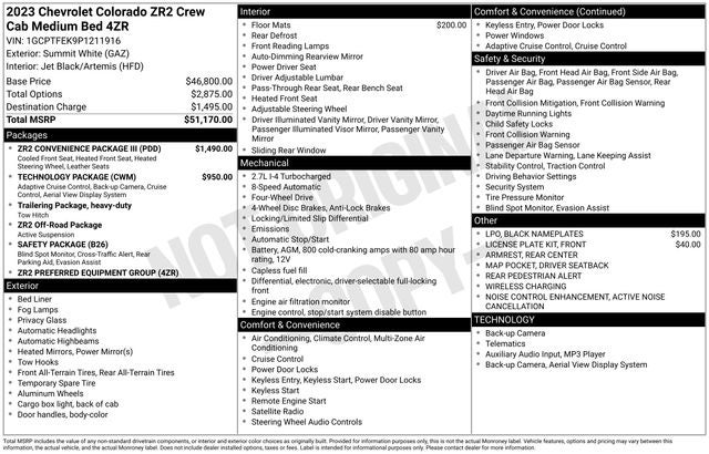 2023 Chevrolet Colorado ZR2