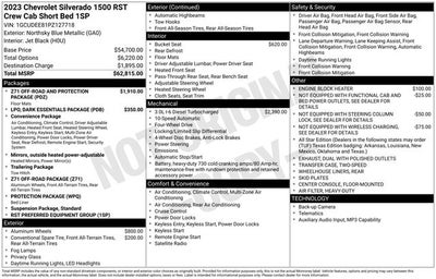 2023 Chevrolet Silverado 1500 RST