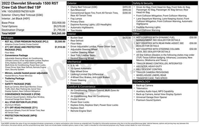 2022 Chevrolet Silverado 1500 RST