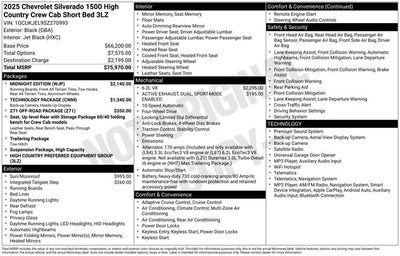 2025 Chevrolet Silverado 1500 High Country