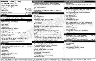 2023 GMC Yukon SLT