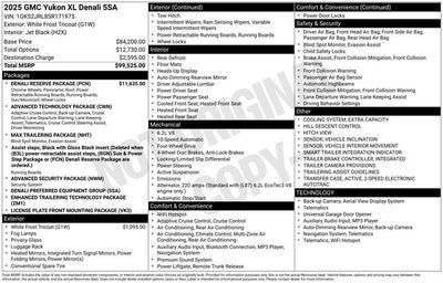 2025 GMC Yukon XL Denali