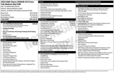 2024 GMC Sierra 2500HD AT4
