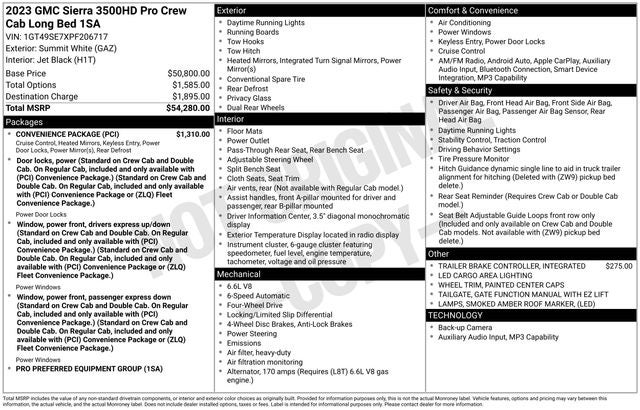 2023 GMC Sierra 3500HD Pro