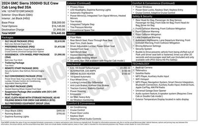 2024 GMC Sierra 3500HD SLE