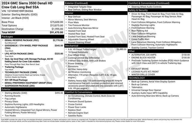 2024 GMC Sierra 3500HD Denali