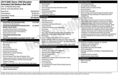 2019 GMC Sierra 1500 Elevation