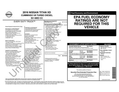 2016 Nissan Titan XD SV