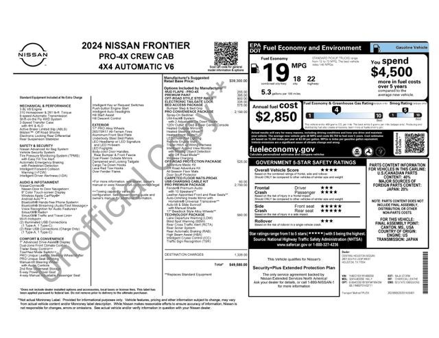 2024 Nissan Frontier PRO-4X